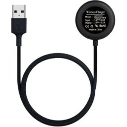 INF Câble de charge USB-A rond compatible avec Samsung Watch - compatible avec Galaxy Watch 7/6/6 Classic/5/5 Pro/FE/4/4