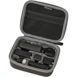 INF Sac de rangement tout-en-un compatible avec DJI Pocket 4/3 - Étui protecteur doublé suède pour accessoires de cardan et