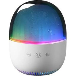 INF Diffuseur d'arômes 3-en-1, veilleuse et humidificateur avec LED à changement de couleur Blanc