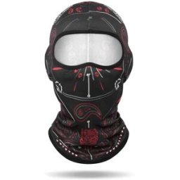 INF Cagoule en maille imprimée pour casque de moto - Respirante et amusante