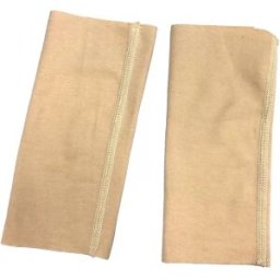 INF Manches de bras et de poignets en mélange de soie pour un confort estival M Beige