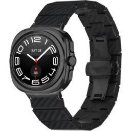 INF Bracelet en fibre de carbone compatible avec Samsung Galaxy Watch 8 - Élégance et légèreté