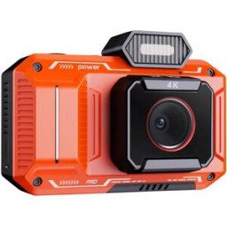 INF Capturez des souvenirs avec l'appareil photo numérique 4K Orange