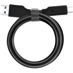 INF Câble de données USB vers Type-C 3.2 Noir 60W - Charge rapide et transfert 10Gbps 1,5 m