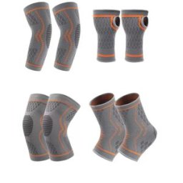 INF Nouvel ensemble d'équipement de protection sportive 4 pièces Gris M