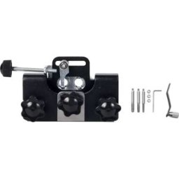 INF Affûteuse de chaîne de tronçonneuse manuelle portable - Affûtage de précision en acier allié avec manchon de guidage allongé Le noir
