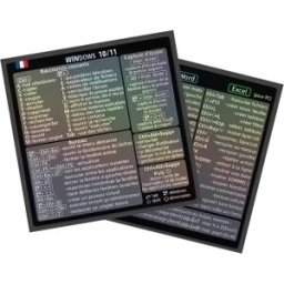 INF Autocollants de Raccourcis Clavier Français pour Windows - Améliorez Votre Flux de Travail