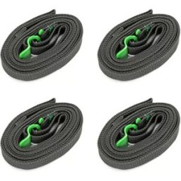 INF Sangles d'Arrimage à Boucle à Dégagement Rapide - Pour Bagages et Camping (Lot de 4)