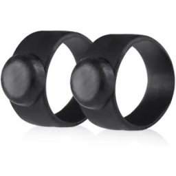 INF Bague d'orteil magnétique pour confort et soin des pieds - Taille unique Le noir