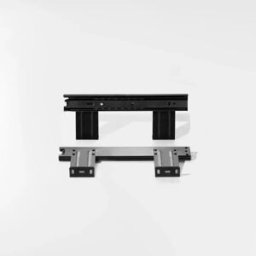 INF Rail de tiroir 10 inch long non réglable - Coulisse silencieuse 3 sections en acier laminé à froid pour plateaux clavier et