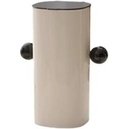 INF Support de Pinceaux de Maquillage Antipoussière à Levage Automatique, Rangement Cosmétique Premium Le noir