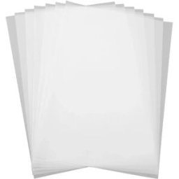 INF Papier calque semi-translucide A3 73G 50 feuilles - Papier blanc traité à l'acide sulfurique pour dessin, calligraphie et