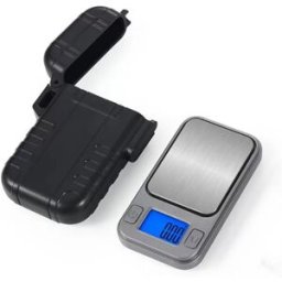 INF Mini balance électronique de bijouterie style briquet, 100g/0.01g, argent et noir