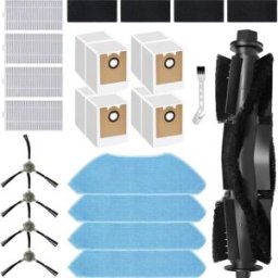INF Kit de pièces de rechange pour aspirateur robot Compatible avec Lefant M2 / M2 Pro / M2S Pro