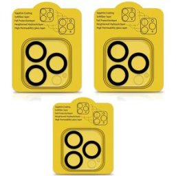 INF Pack de 3 verres trempés de protection pour appareil photo iPhone 15 Pro Max