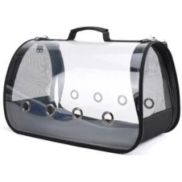 INF Sac à dos de transport pour animaux - Portable et pliable S Le noir