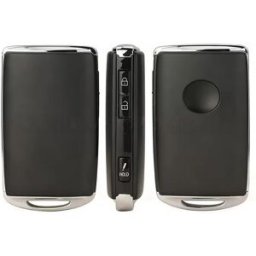INF Coque de remplacement pour clé de voiture 2+1 boutons Compatible avec Mazda - Sans rainure, lame gauche