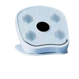 INF Planche inclinée pliable - Étire-mollets réglable multi-niveaux avec cadre en acier et aimants de massage, coin d'étirement Bleu