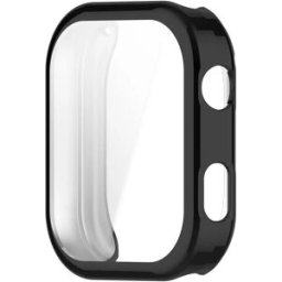INF Étui de protection en TPU compatible avec Redmi Watch 6 - Couverture complète, couleurs multiples Le noir