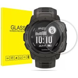 INF Protection d'écran Garmin Instinct 2 en verre trempé [EZ Fit], pack de 2