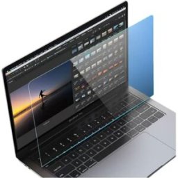 INF Protecteur d'écran pour ordinateur portable 13,6 pouces : Verre trempé anti-lumière bleue