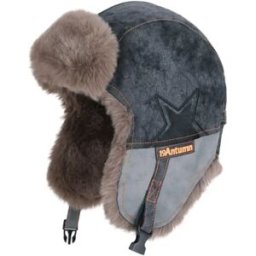 INF Chapka d'hiver thermique doublée polaire avec rabats d'oreilles - Coupe-vent et chaude Gris foncé