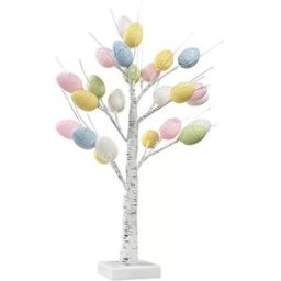 INF Lampe arbre factice 0.6m 24 LED multicolore - Arbre lumineux d'intérieur, alimentation USB et piles, IP42, 1000LM