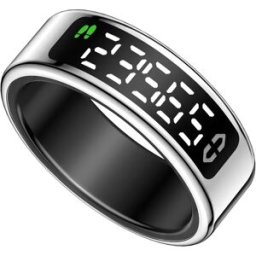 INF Bague intelligente avec fonction de surveillance de la santé Argent 8
