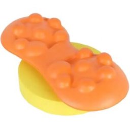 INF EVA Lumbar Support Cushion - Orange Acupressure Back Massage Pad for Spine Relief