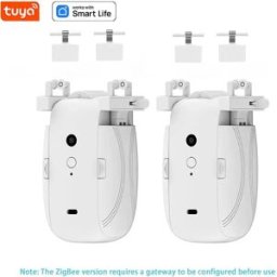 INF Moteur de Rideau Intelligent Électrique ZigBee Double Ouverture pour Rails T/U