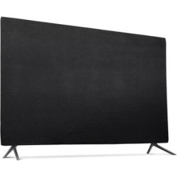 INF Housse de protection TV en tissu extensible, protection contre la poussière Le noir 49 pouces