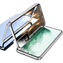 INF Coque magnétique en verre trempé double face Samsung S22