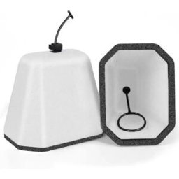INF Protection antigel blanche en PVC pour robinet extérieur (lot de 2)