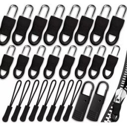 INF Kit de réparation de fermeture éclair universel de 26 pièces (taille 5 et 8)