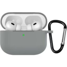 INF Étui de Protection en Silicone Compatible avec Apple AirPods Pro 3 - Anti-Rayures, Étanche Gris
