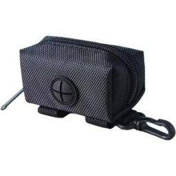 INF Distributeur de Sacs à Déjections Canines Portatif en Tissu Oxford - Lot de 2 Le noir