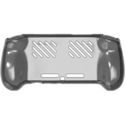 INF Étui de protection en TPU transparent pour Anbernic RG557 - Protection antichoc et ultra-mince Le noir