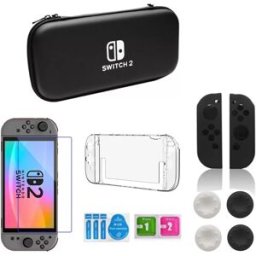 INF Ensemble Noir Switch2 : Étui de Protection et Ensemble d'Accessoires