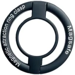 INF Support Anneau Magnétique pour Téléphone, Rotation 360°, Compatible MagSafe Le noir