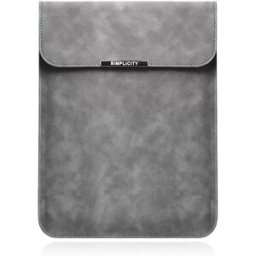INF Housse Verticale pour Ordinateur Portable avec Support - Sac Universel en Cuir PU 13.3/14 pouces