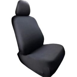INF Housse de Siège Avant de Voiture Extensible à Couverture Complète - Ajustement Universel, Installation Facile Le noir