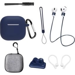 INF Ensemble 8 pièces bleu marine pour AirPods 4e génération