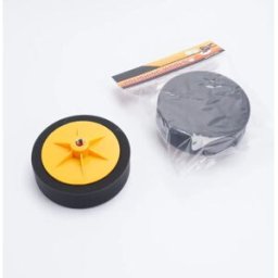 INF Tampon de Polissage Auto 15cm avec Trou M14 - Réparation des Rayures & Lustrage Le noir