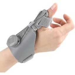INF Attelle de Poignet et Pouce Ajustable - Soulagement pour Entorses, Foulures et Tendinites Gris