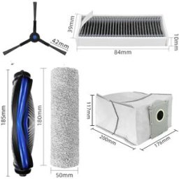 INF Kit d'accessoires pour aspirateur robot Ecovacs Deebot X8 Pro Plus