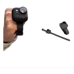 INF Bracelet de poignet en silicone compatible avec Insta360 Go Ultra - Bracelet noir réglable pour caméra d'action mains libres