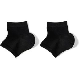 INF Manchons de Protection d'Été Fins en Silicone Anti-Fissures pour Talons - Soin Hydratant des Pieds Le noir