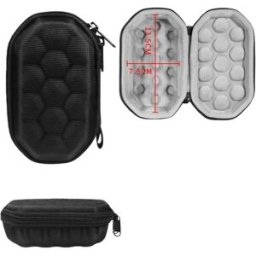 INF Grande Housse Noire de Rangement pour Souris sans Fil - Étui de Transport Universel pour Souris
