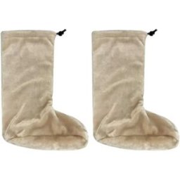 INF Chaussettes d'hiver chaudes pour la maison - Coupe-vent, antidérapantes et confortables L