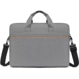 INF Mallette business pour homme compatible avec 14.1 inch – Tissu Oxford, légère, multi-compartiments grande capacité Gris